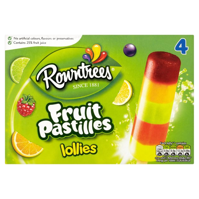 Rowntrees Fruit Pastilles Lollies