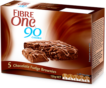low calorie Fibre One Chocolate Fudge Brownie