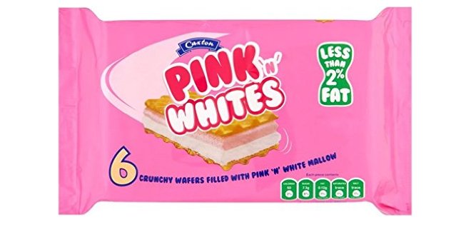 Caxton Pink And White Wafers